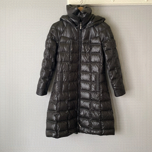 NUAGE long black down filled puffer coat